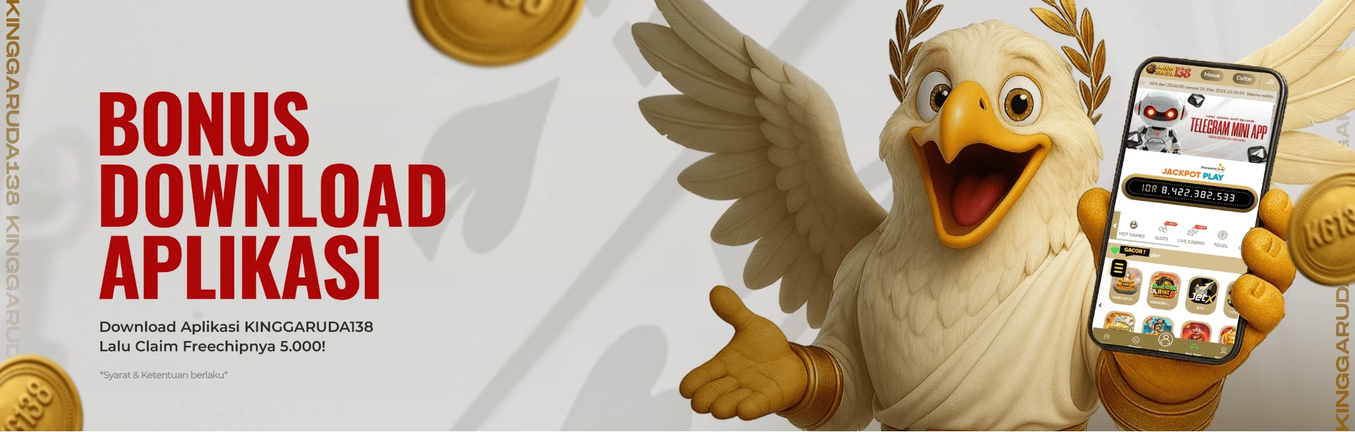 APK SLOT ONLINE KINGGARUDA138