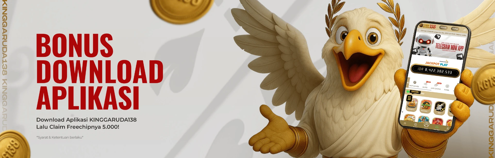 APK SLOT ONLINE KINGGARUDA138