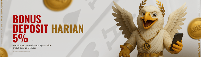 BONUS DEPOSIT HARIAN 5%