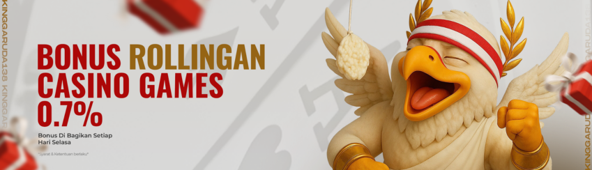 BONUS ROLLINGAN CASINO UP TO 0.7%