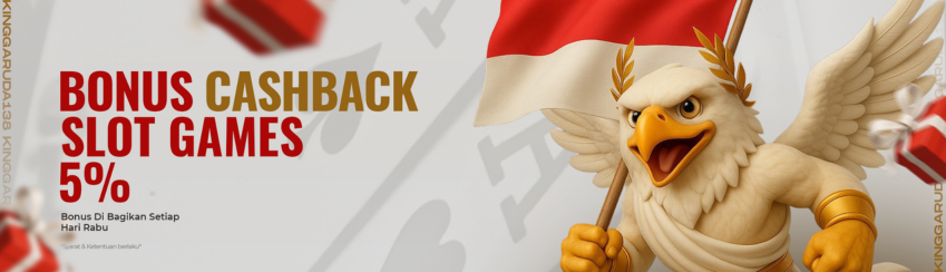 BONUS CASHBACK SLOT UP TO 5%