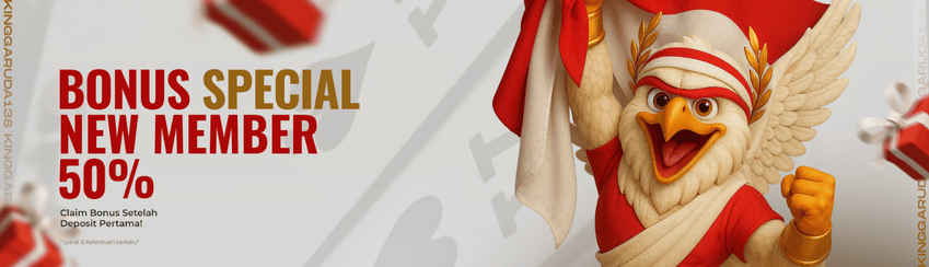 BONUS DEPOSIT MEMBER BARU 50% SLOT GAMES DI DEPAN